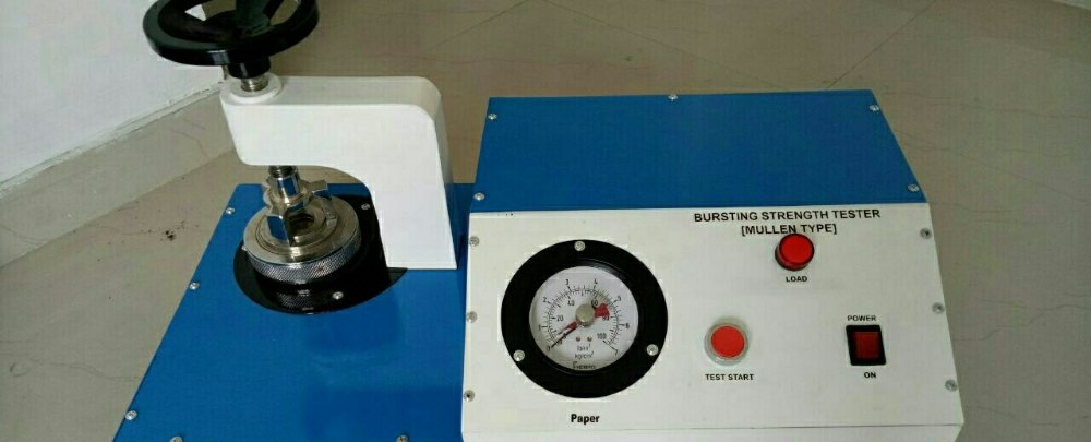 Mild Steel Single head Mullen Type Bursting Strength Tester, for Laboratory