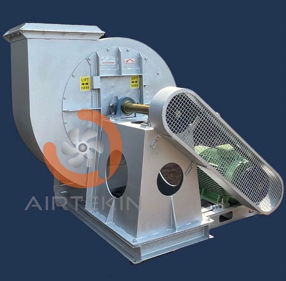 V-Belt Driven Units Mild Steel Induced Draft Fan Blower, Capacity: 500-50000 Nm3/Hr, Impeller Size: Custom