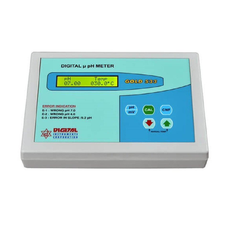 DIC Ph Meter For Lab, 0.9 kg, Model Name/Number: Gold 533