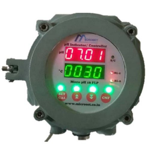 Microset 0.01 Digit: MS pH 18 Indicating Controller Cum Transmitter