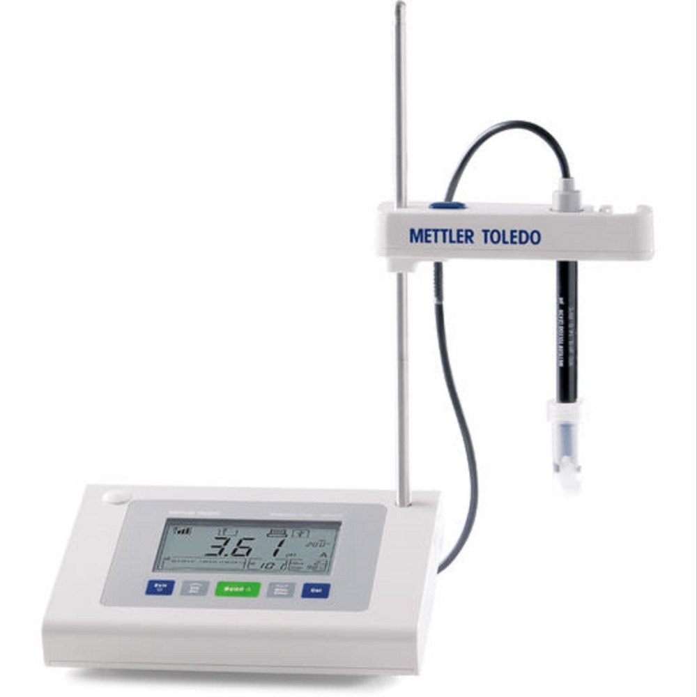 Bench Top Mettler Toledo pH Meter FP 20 Bio-Kit With LE 410 Glass pH Sensor, For Laboratory