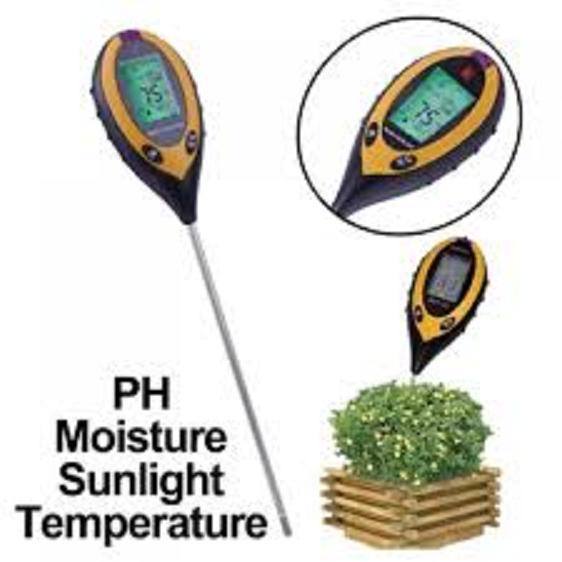 Black, Yellow Stainless Steel 4 in 1 Soil Tester, Automation Grade: Automatic