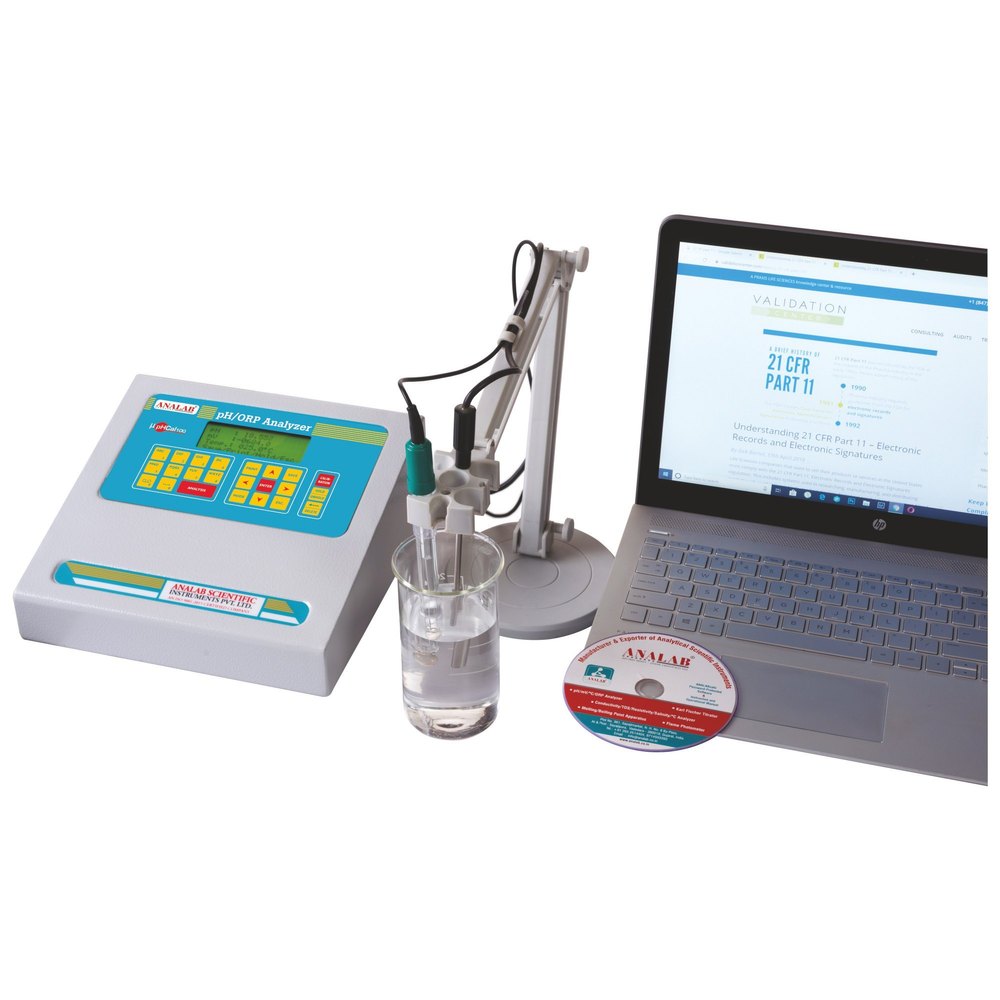 pHCal100 - pH/mV/C/ORP Analyzer (Multipoint Calibration & 21 CFR Part-11 Compliance) img