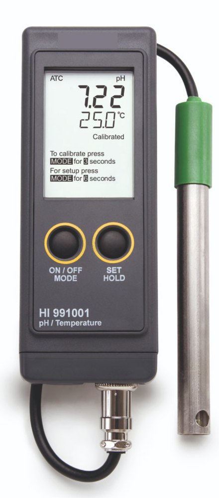 V Tech Waterproof Portable pH/Temperature Meter, Digital Lcd