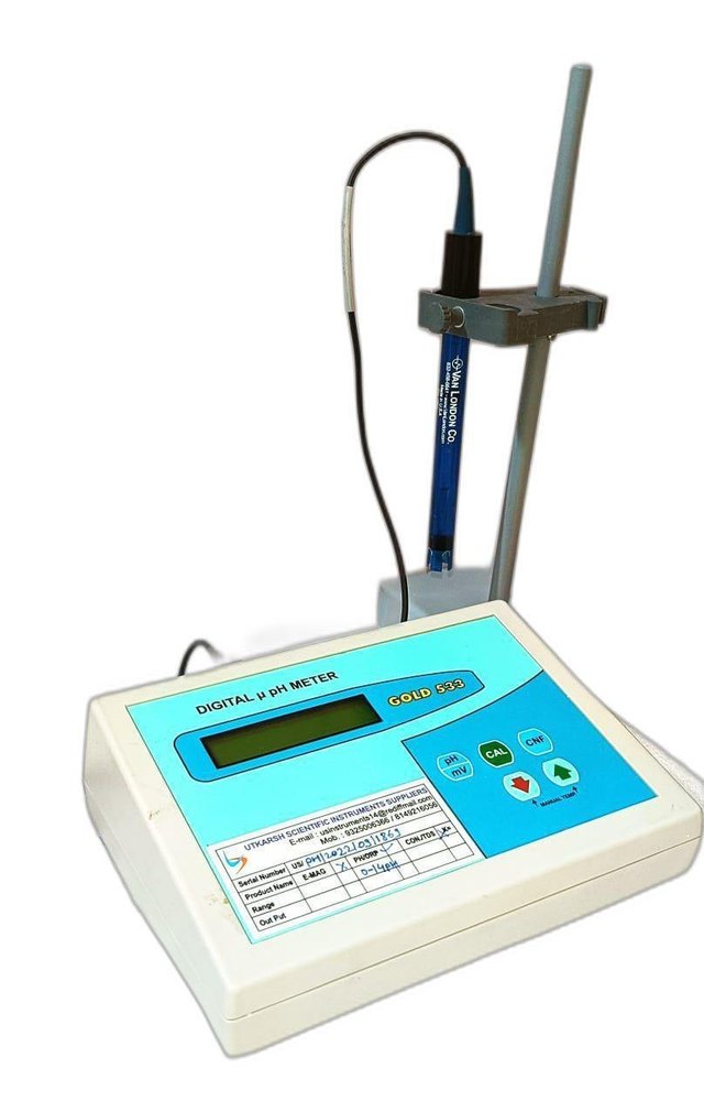 0.1 MV Table-Top Benchtop pH Meter, For Laboratory, 800 G (1.8 Lb.)