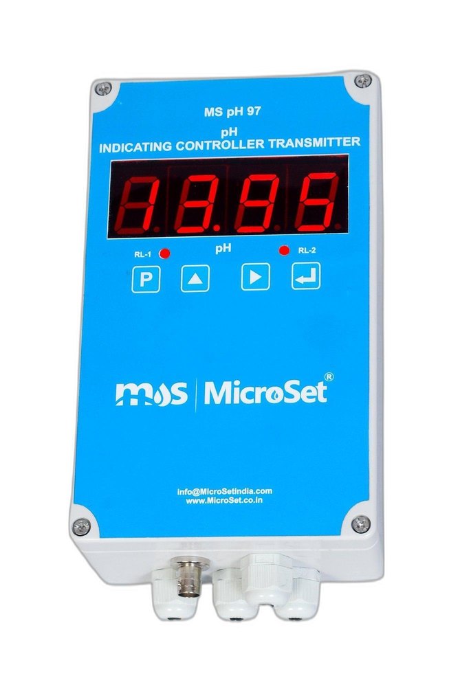 Online Ph Indicating Controller Cum Transmitter MS Ph 97 Weatherproof, For Industrial