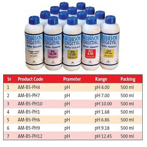 Am-b5-ph1 To Am-b5-ph12 Aquasol Ph Calibration Solution, For Industrial
