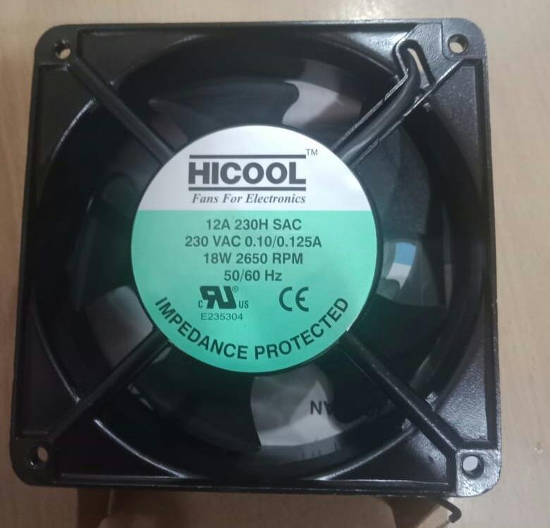 Black 4 Cooling Fan, 230 V