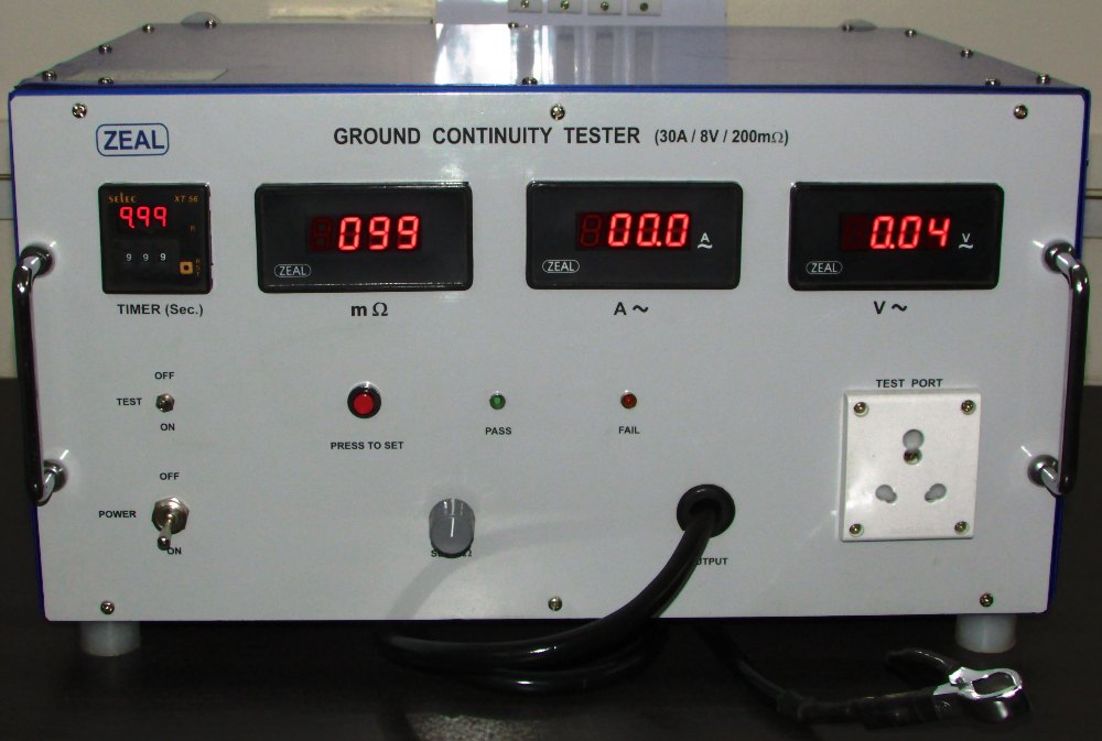 50 Hz Ground And Earth Continuity Tester For Industrial