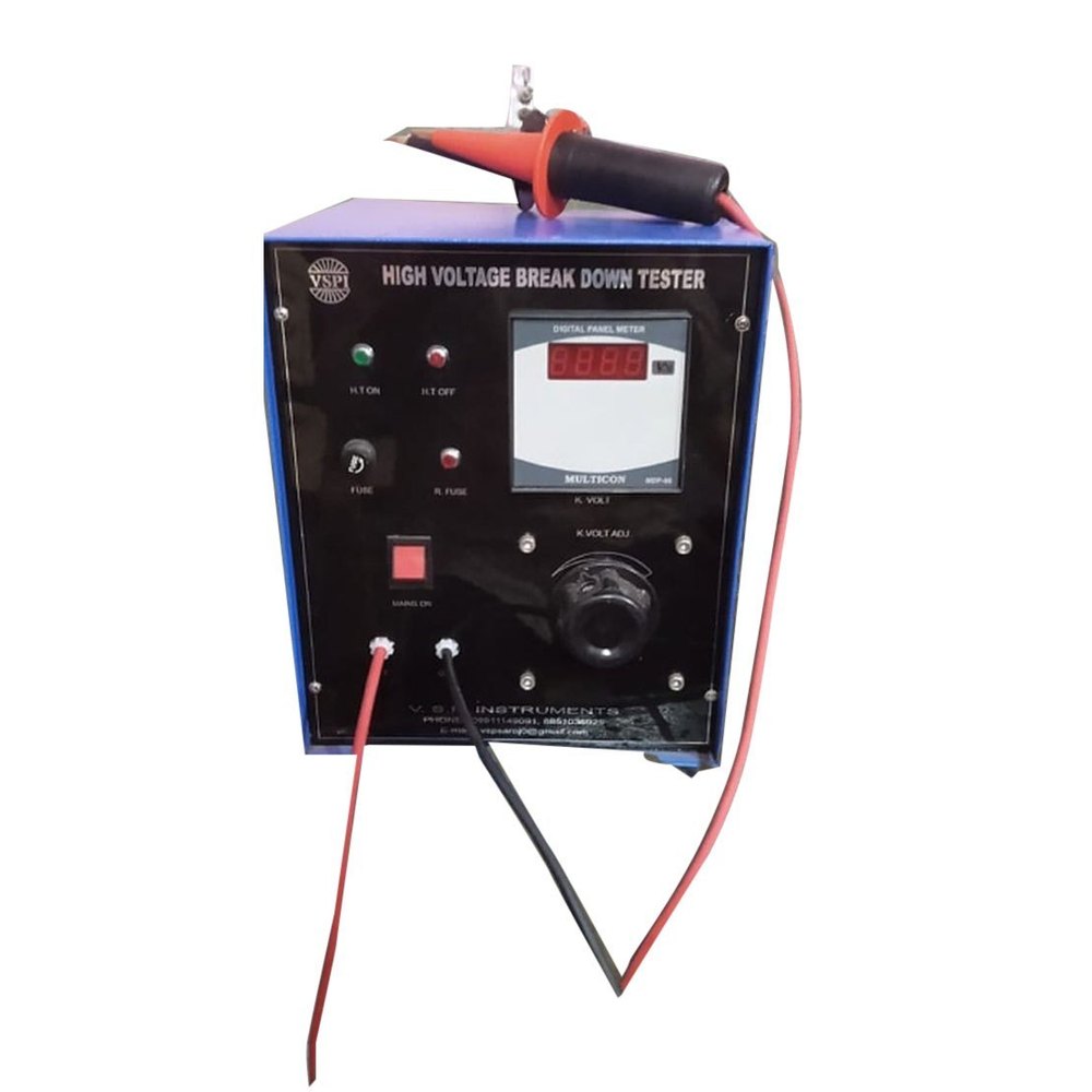 Single Phase Digital Mild Steel Breakdown Voltage Tester, Ac, Voltage: 240V