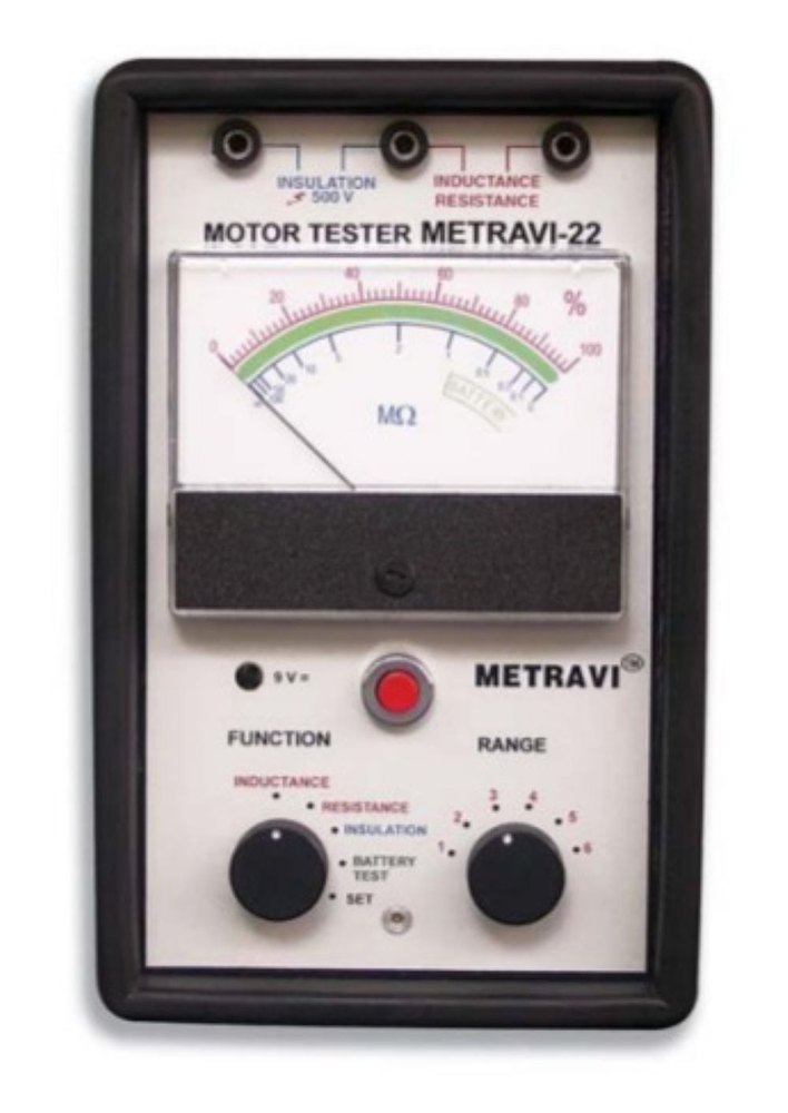 Aluminum Analogue Motor Tester, For Industrial, Model Name/Number: Metravi-22