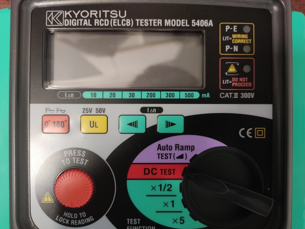 Digital Blue RCCB/RCD Testing, For Industrial, Packaging Type: Box