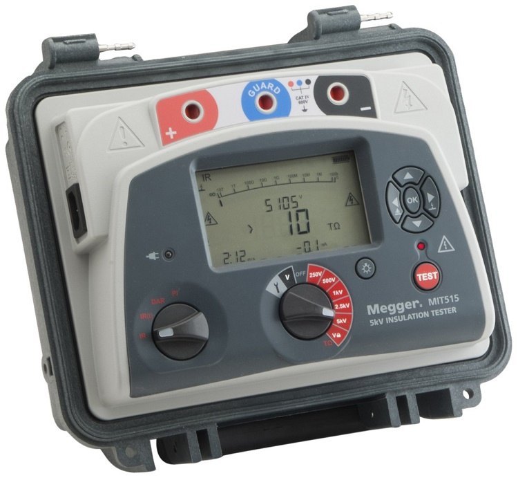 Lcd Insulation Resistance Tester 5000 V-Megger-MIT515