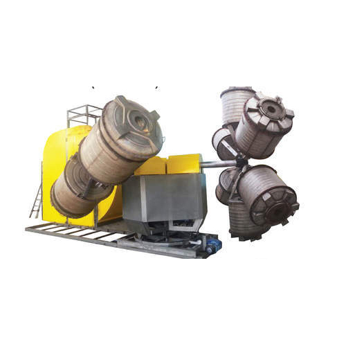 Bi Axial 4 Arm Rotational Molding Machine, Capacity: 500-1000 Kg