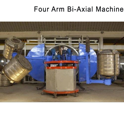 Mild Steel Four Arm Bi-Axial Rotomolding Machine, 25 Kw, Capacity: 7500 L