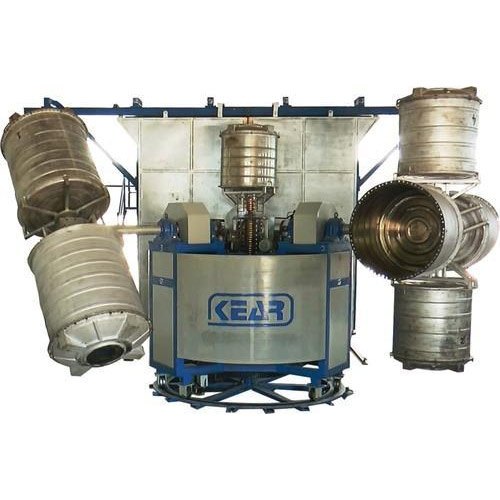 Kear Semi-Automatic Biaxial Rotomoulding Machine, Capacity: 1000-2000ltr, 10 Hp