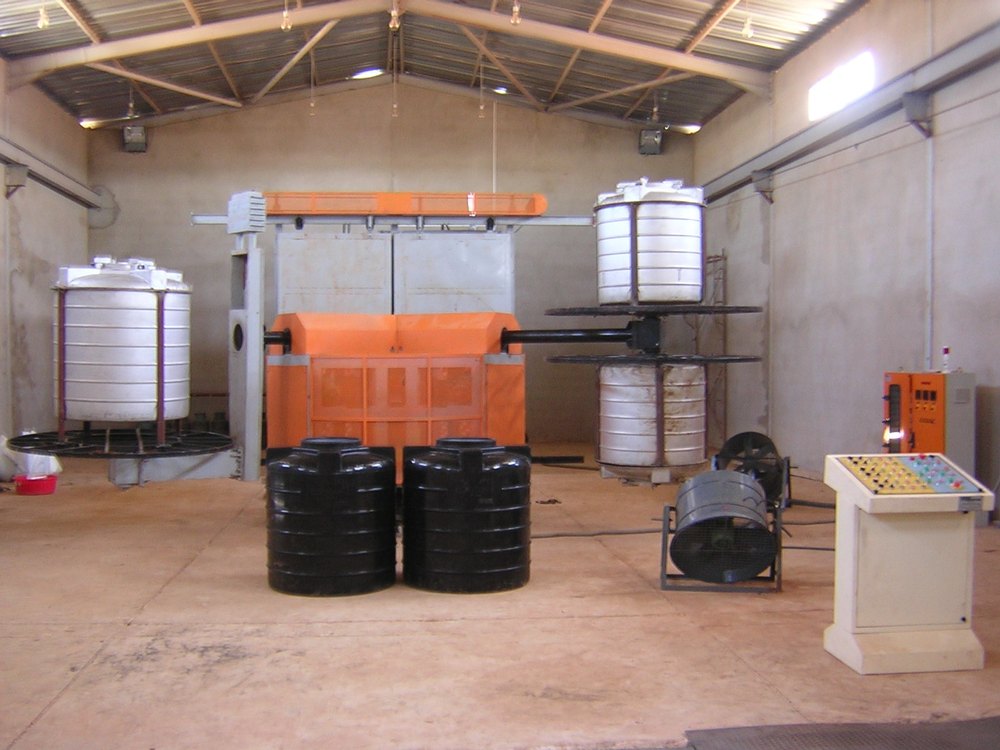 Stainless Steel Roto Moulding Bi-Axial Machine