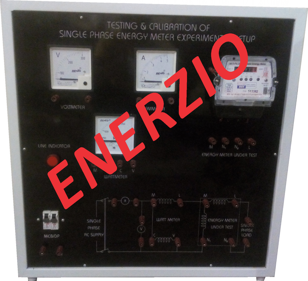 ENERZIO TESTING & CALIBRATION OF SINGLE PHASE ENERGY METER