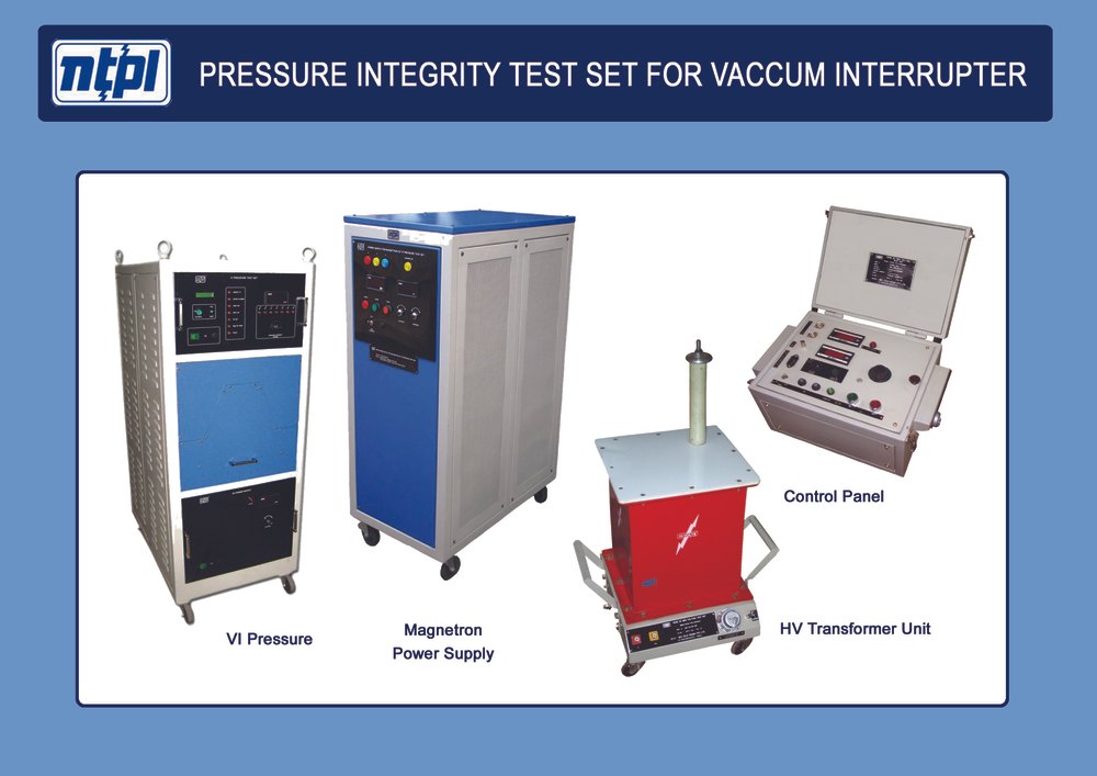 NTPL Mild Steel Pressure Integrity Test Set For Vacuum Interrupter (VI)