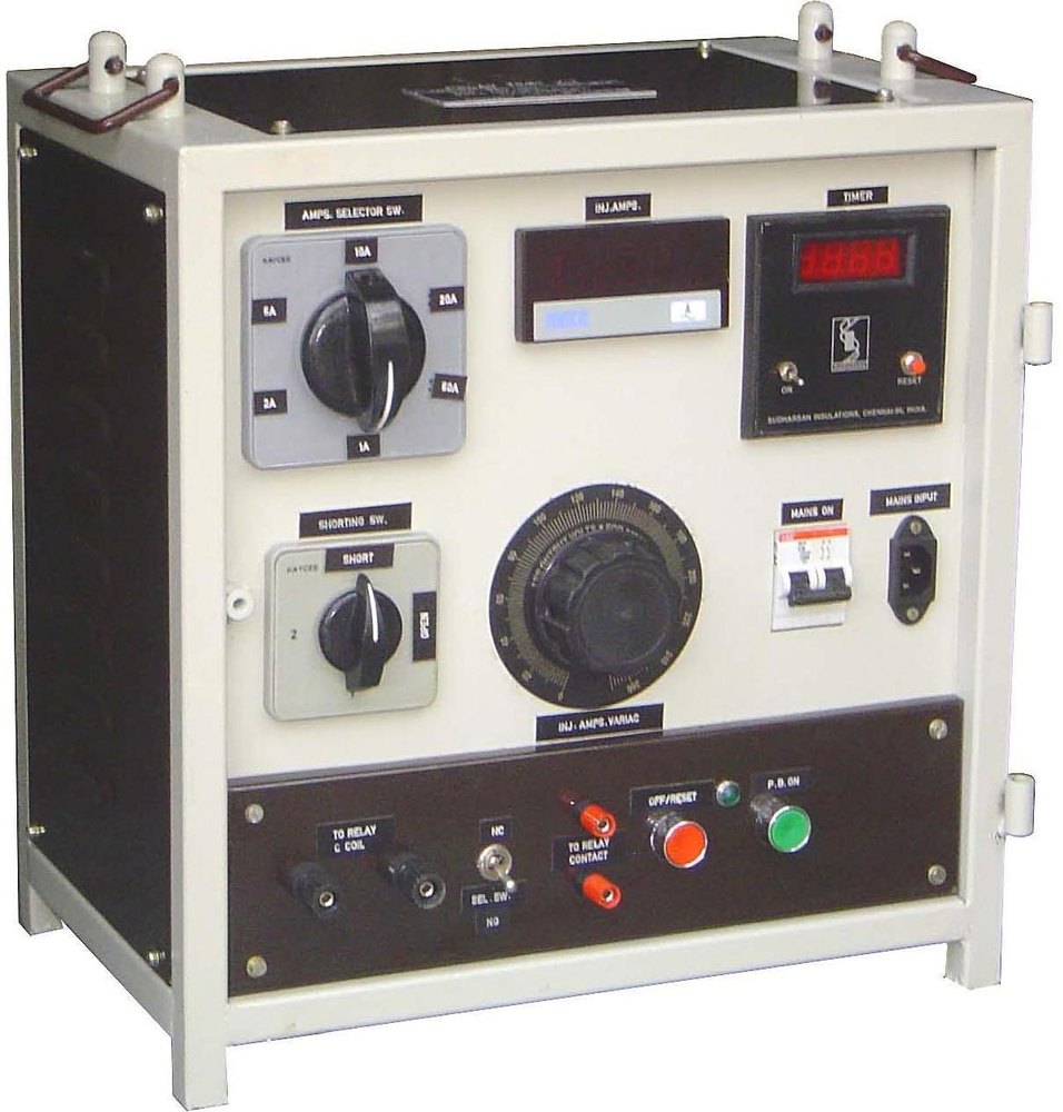Sudharsan Insulation 2 Secondary Injection Over Current Relay Test Kit C-50, Current Output: 50a
