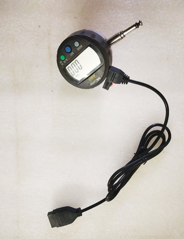 Black ABS Plastic Digimatic Bluetooth Data Logger, For Industrial, Model Name/Number: Dial Gage Rs232