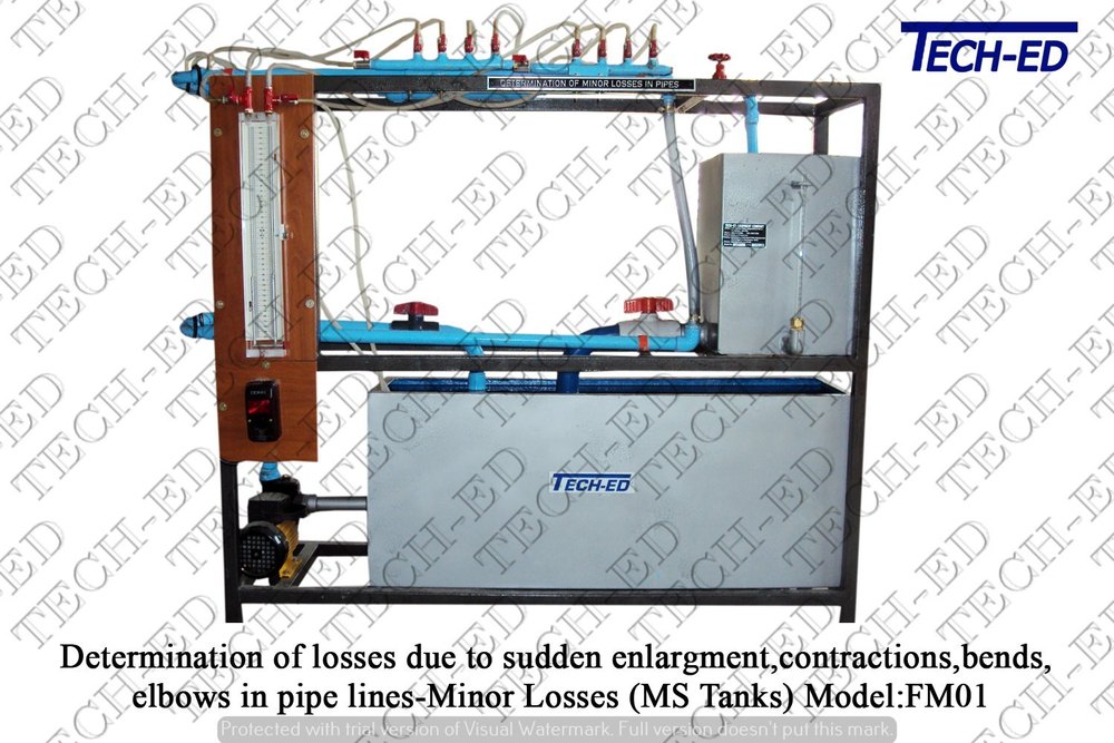 Friction Pipe Fittings Test Rig