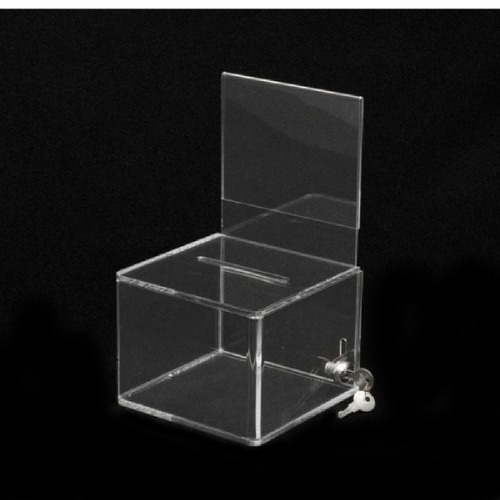 Transparent Cheque Drop Box
