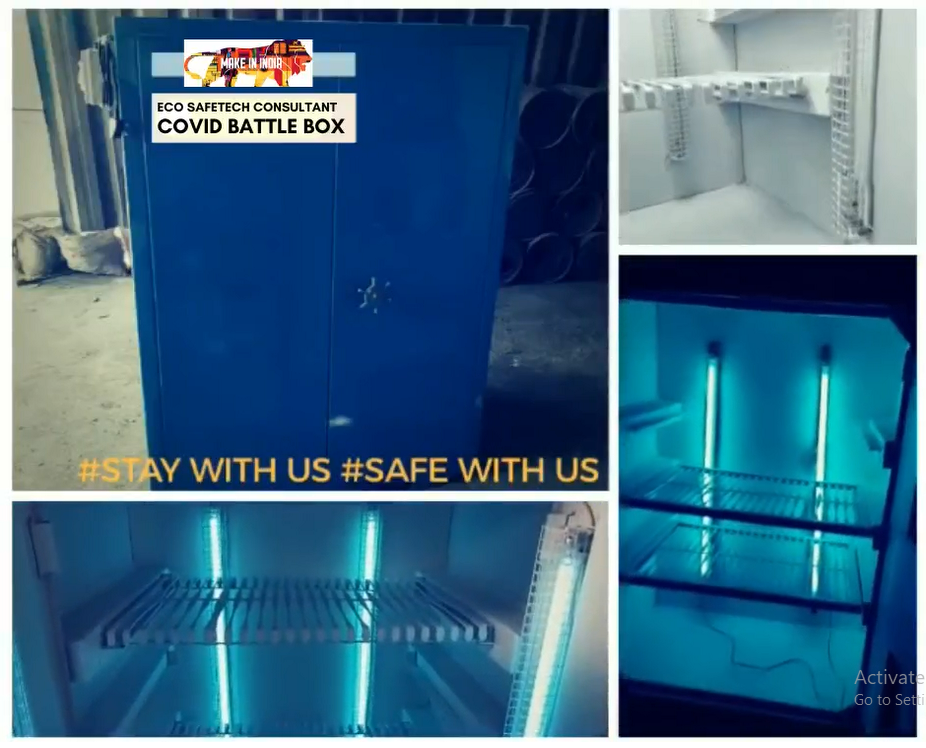 Eco-Uvc-Di-052020 Uvc Light Covid Battle Box, For Industrial, Grade Standard: Technical Grade