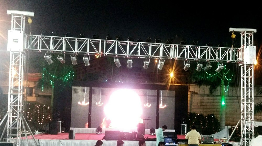 Stage Truss LED Lights On Hire