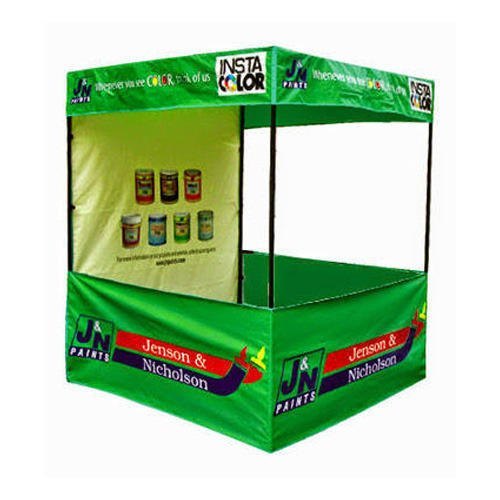 Blue Acrylic Display Stall, Size: 4x4x7 6x6x7