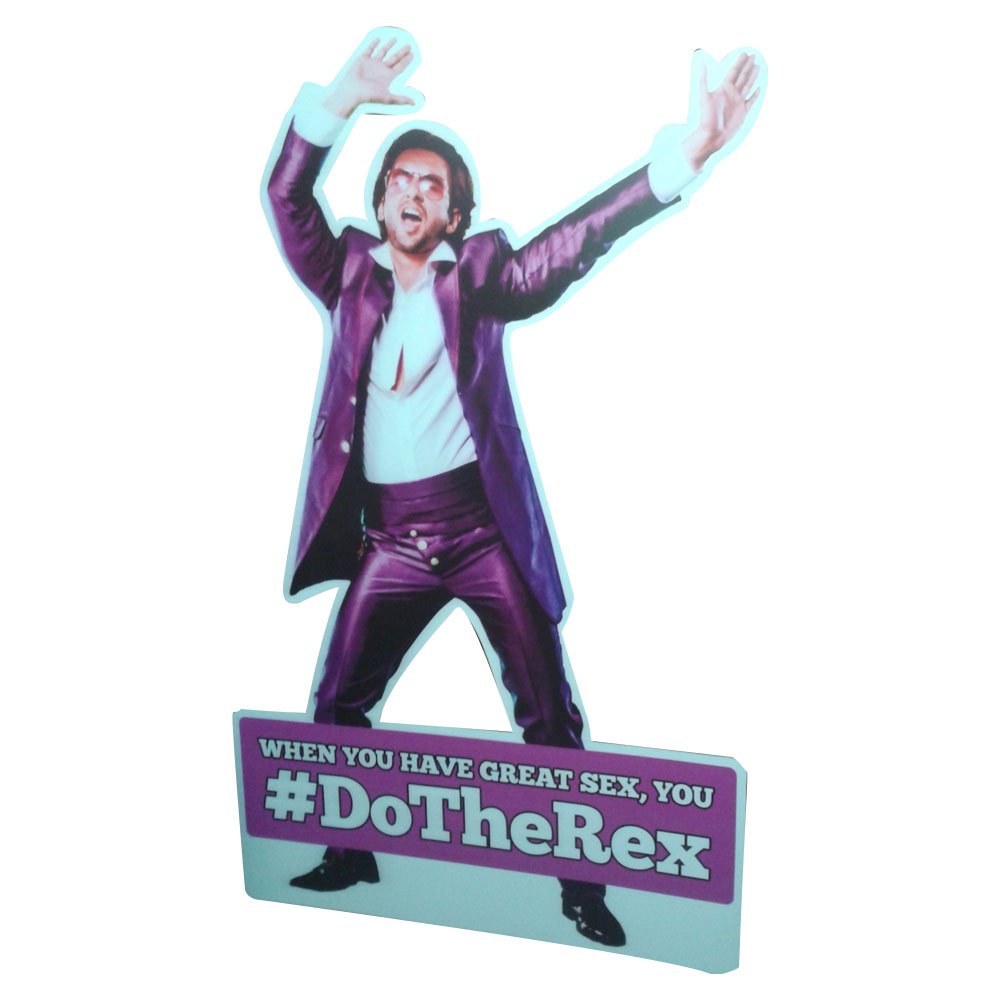 Glossy Sunboard Cutout Standee, Size: 6x3 Feet