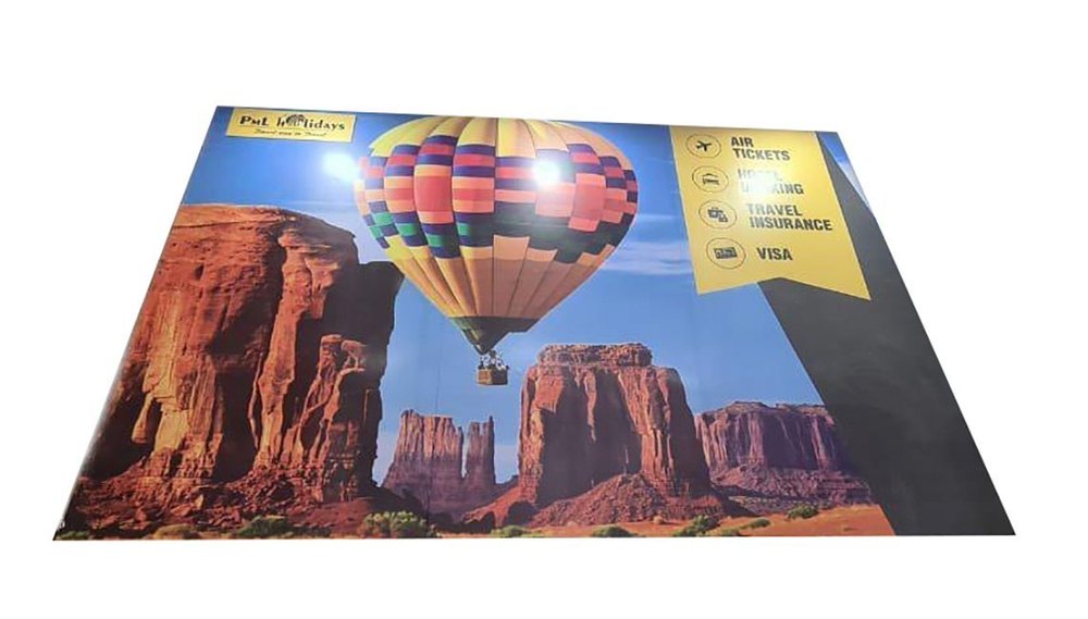 Rectangle Multicolor PVC Advertisement Sunboard