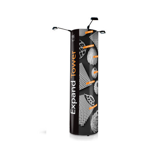 Aluminium 360 Pop Up Tower Stand, Size: 60D X 230H Cm