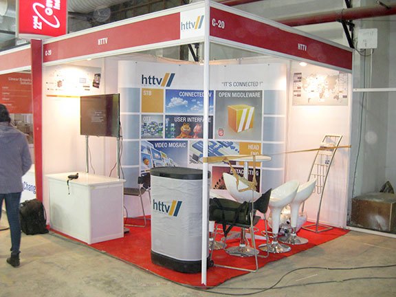 Aluminium Magnetic Popup Backdrop, For Exhibition, Size: 10 X 7.5 Feet