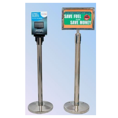 Aluminium Floor Standing Sign Holders, For Advertising