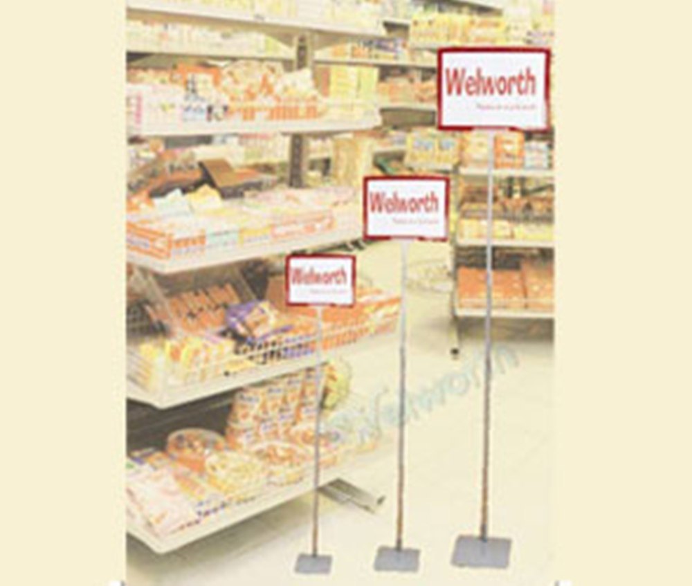 Metal POS Signage Holder, For Advertising & Promotion