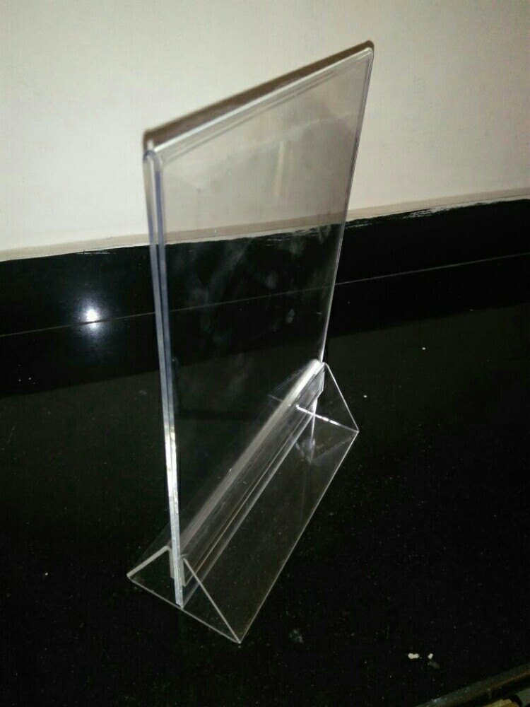 Acrylic menu stand