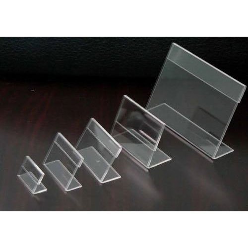 Acrylic L Menu Stand