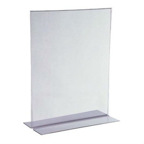 Tranceparant Acrylic Menu Stand, Size: A-5