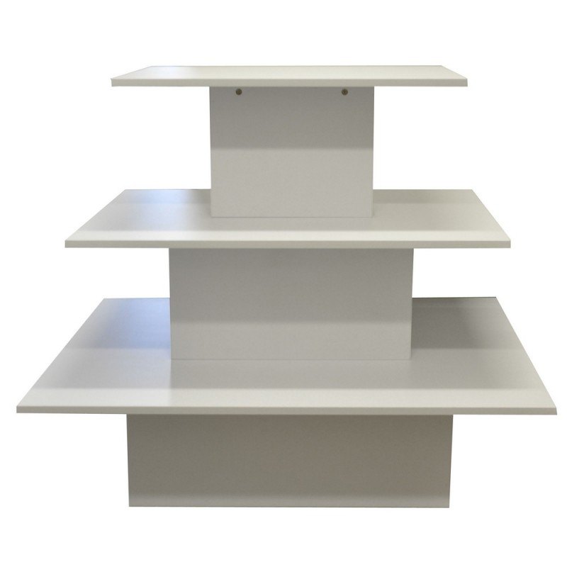 White Wooden Display Table