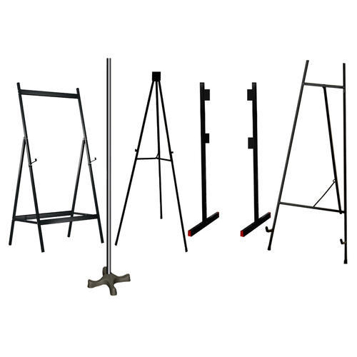 Multicolor Stainless Steel Display and Writing Board Stands, For Outdoor Advertising, Size: 5feet Or 6feet