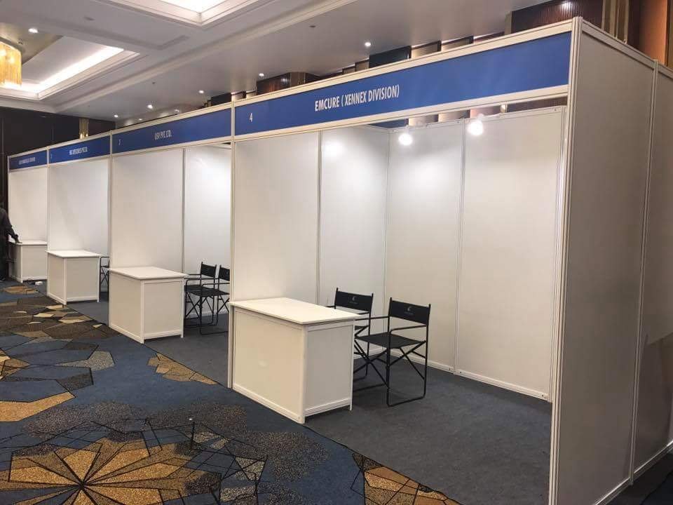 ALUMINIUM FRAME Exhibition Octanorm Stall, Size: 3X3MTR