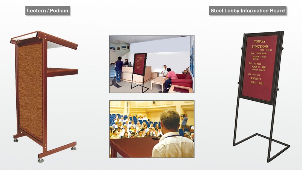 Lobby Information Boards
