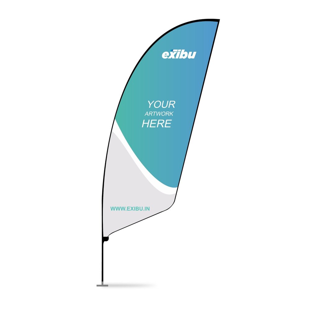 Polyester Beach Flags, Packaging Type: Bag