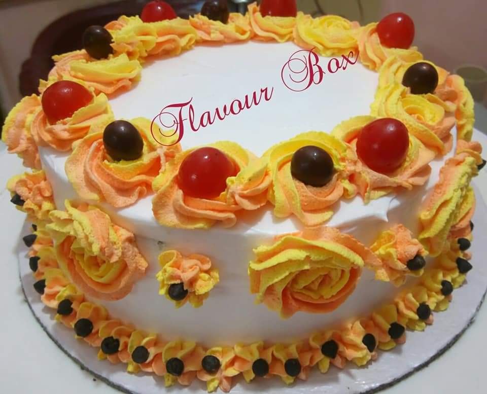 Round Orange Cake, Packaging Type: Box, Weight: 1 Pound