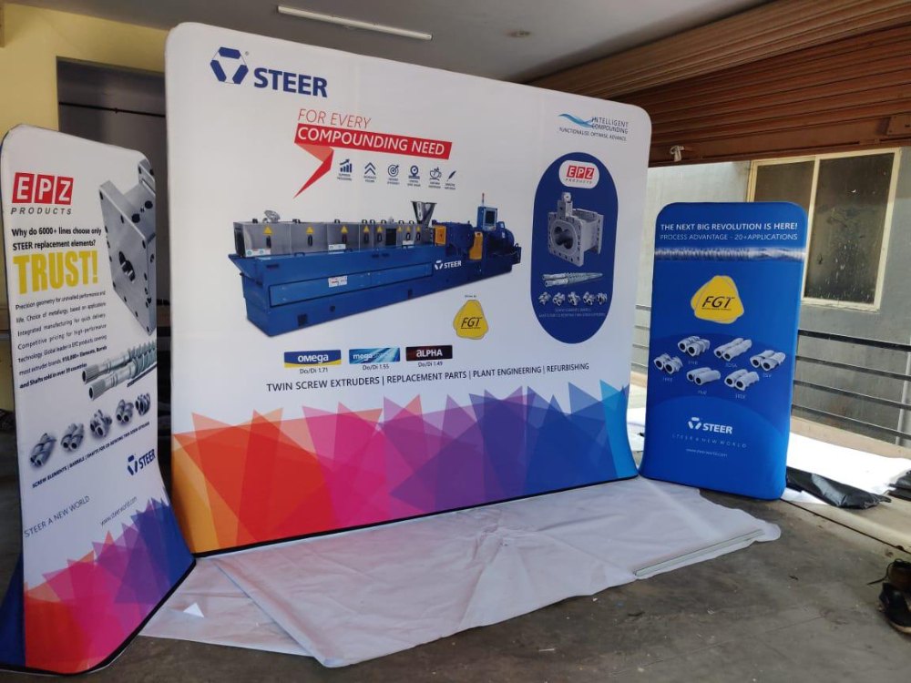 Portable Backdrop Stand, Size: 6 To 8 Ft