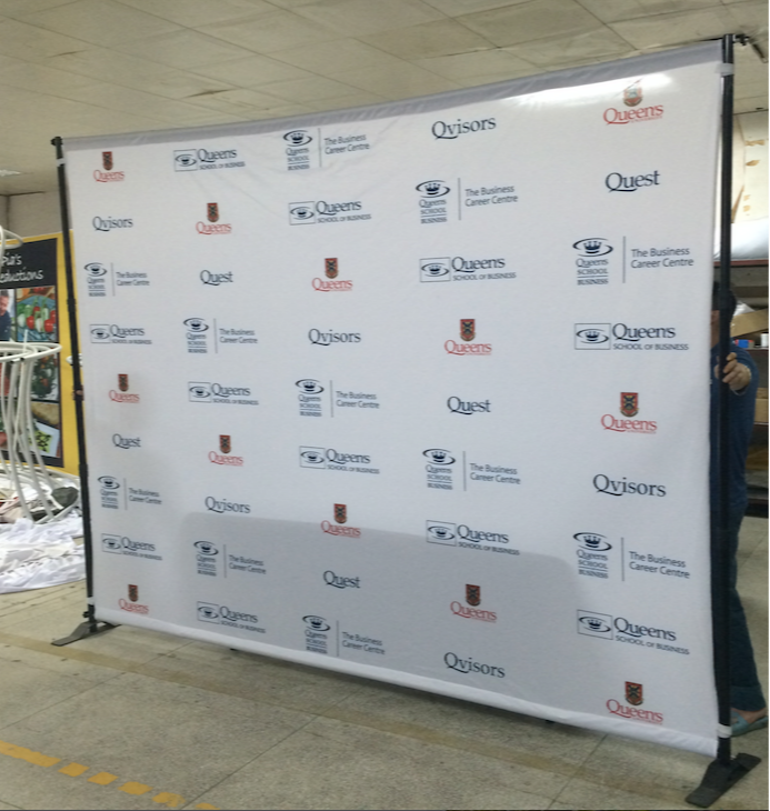 Adjustable Backdrop Stand, for Event Backdrop, Promotional, Size: 5 X 5 - 8 X 8 Feet