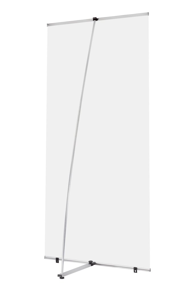 Aluminum L Shape Banner Stand, For Advertisement