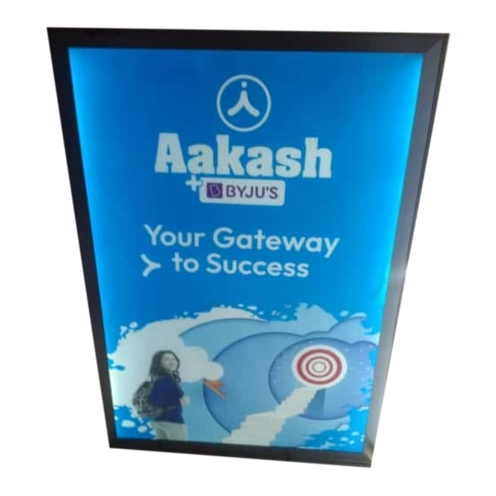 Aluminium Rectangle Clipon Led Sign Board, For Promotion