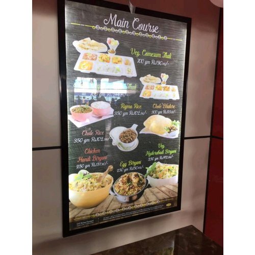 Acrylic Rectangle Translite Board
